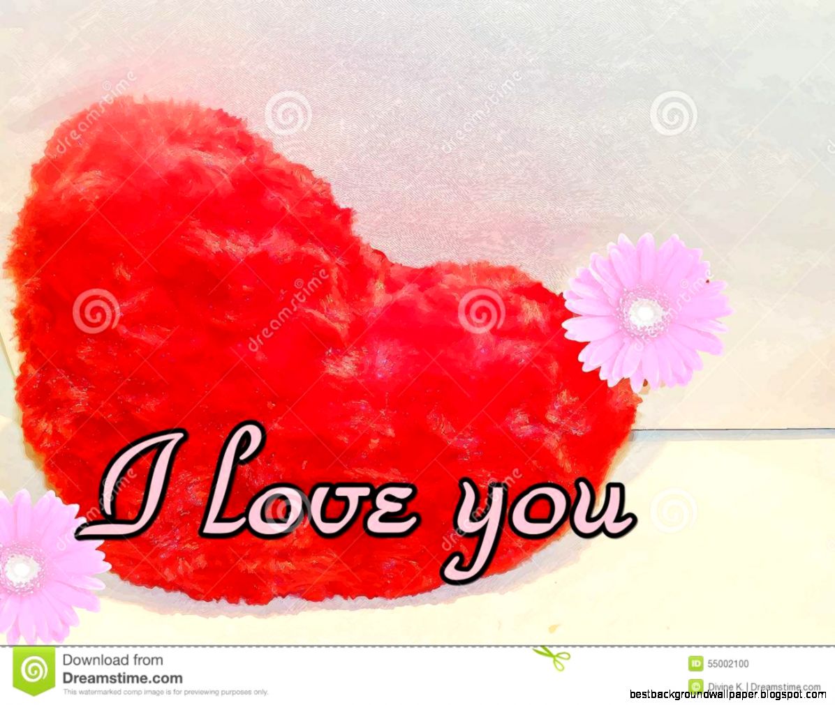 Pillow With I Love You Red Color Illustration Stock Illustration Pillow With I Love You Red Color Illustration Stock Illustration