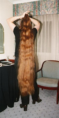 silky long hair