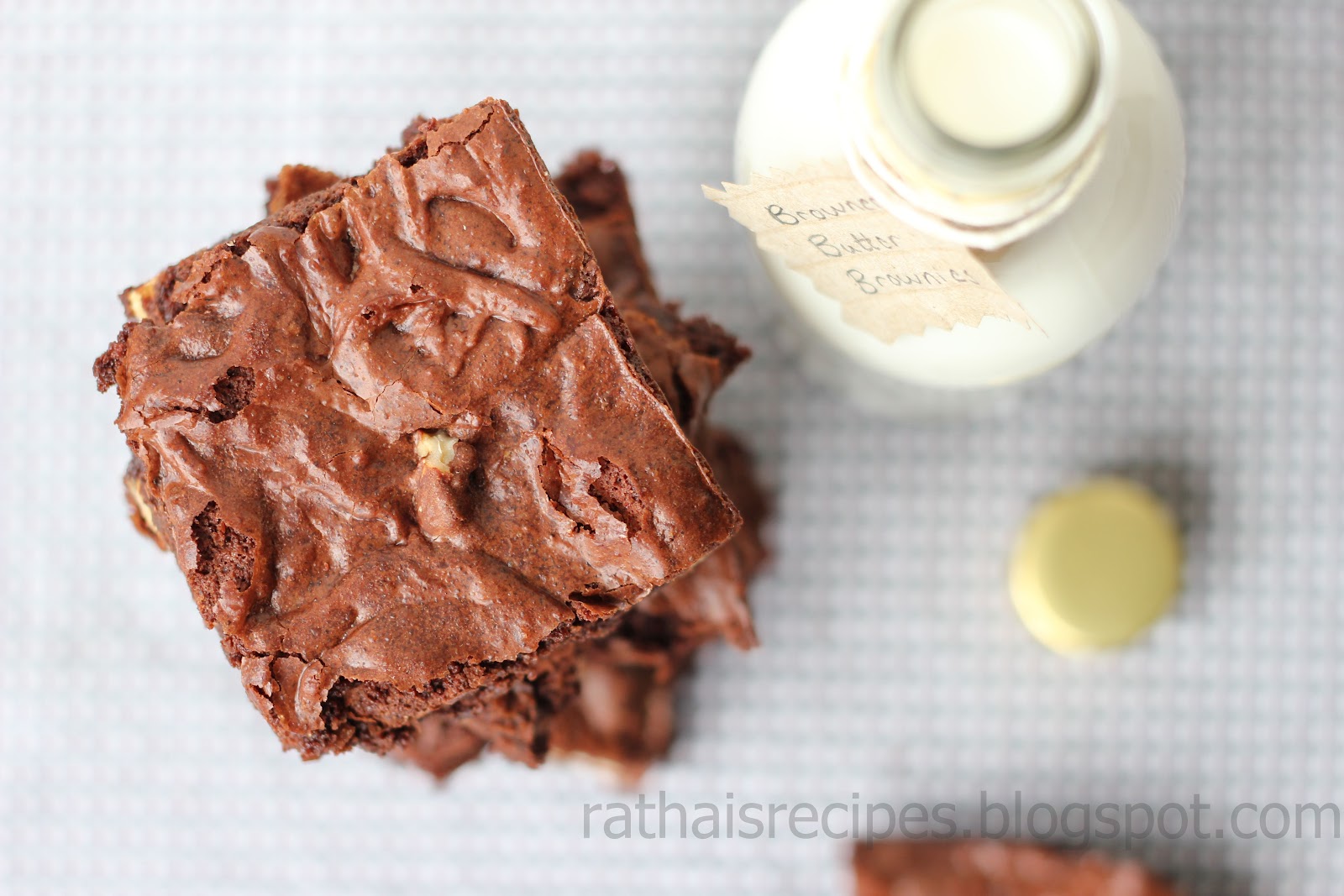 Rathai's Recipes Browned Butter Brownies