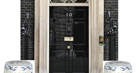 Chinoiserie Chic The Chinoiserie Front Door Glossy Black