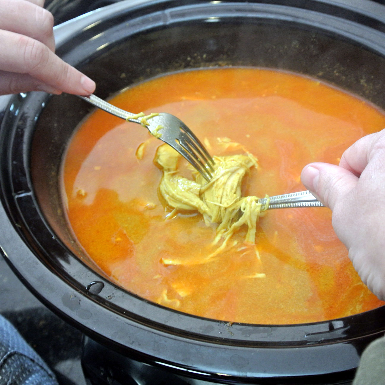 Mom, What's For Dinner? Slow Cooker Red Curry Chicken Noodle Soup