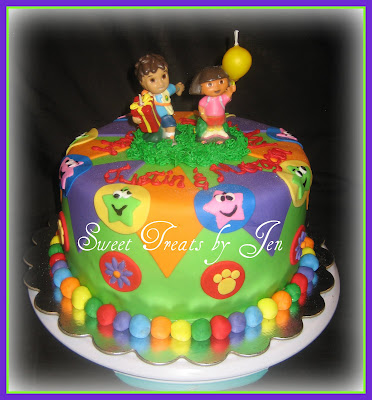 Dora the explorer birthday cake