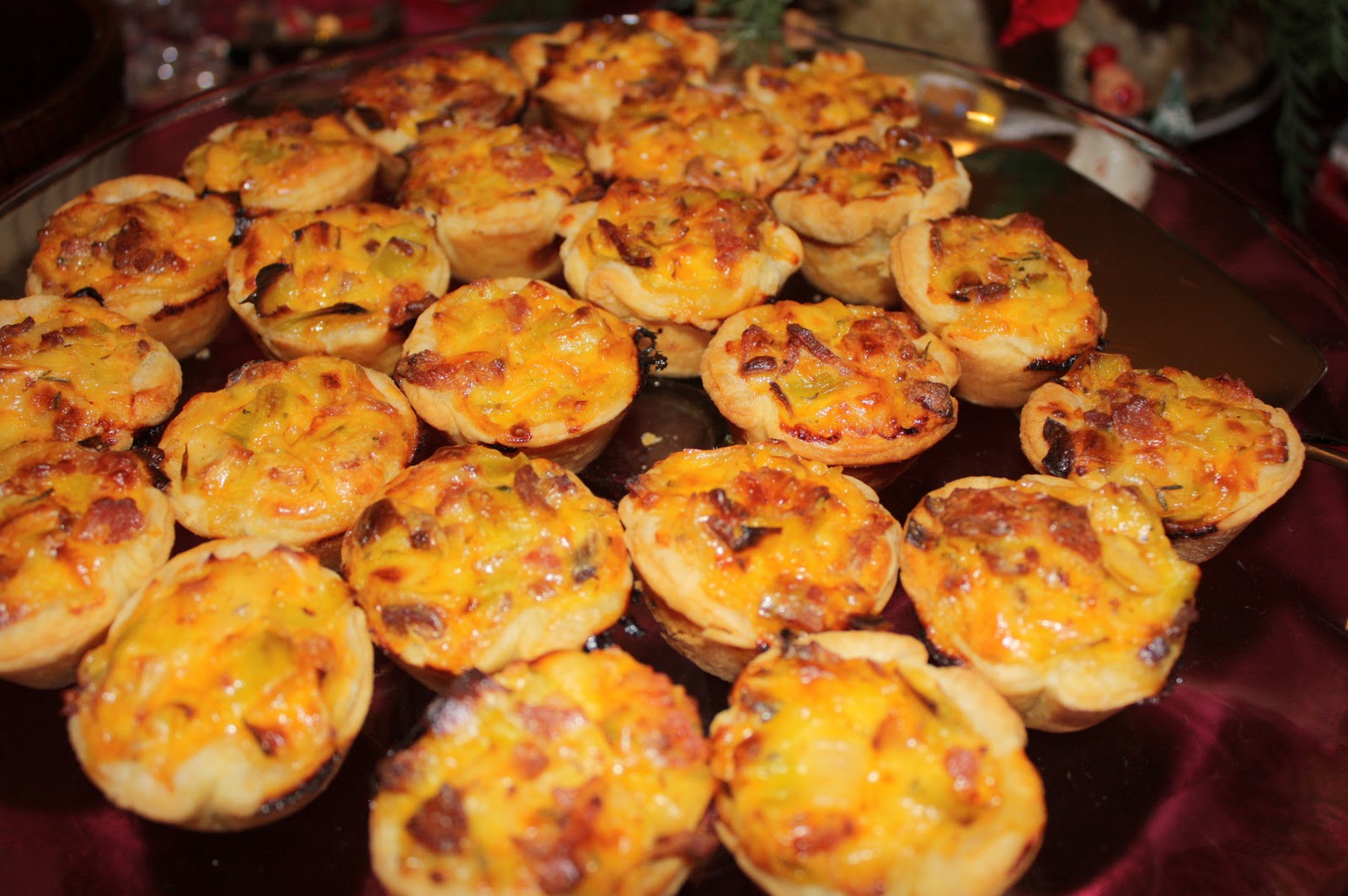 Gourmet Getaway Bacon, Leek and Cheddar Mini Quiches