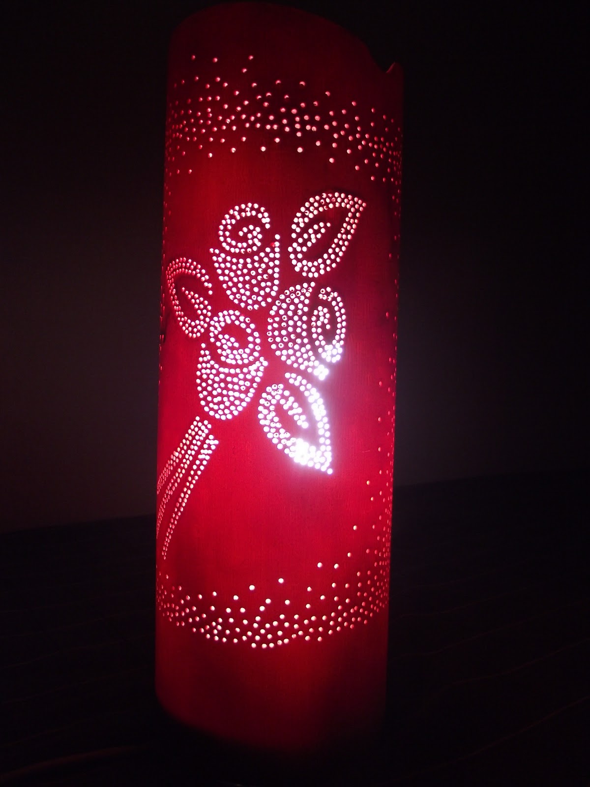 Artesanato em pvc Luminaria em PVC