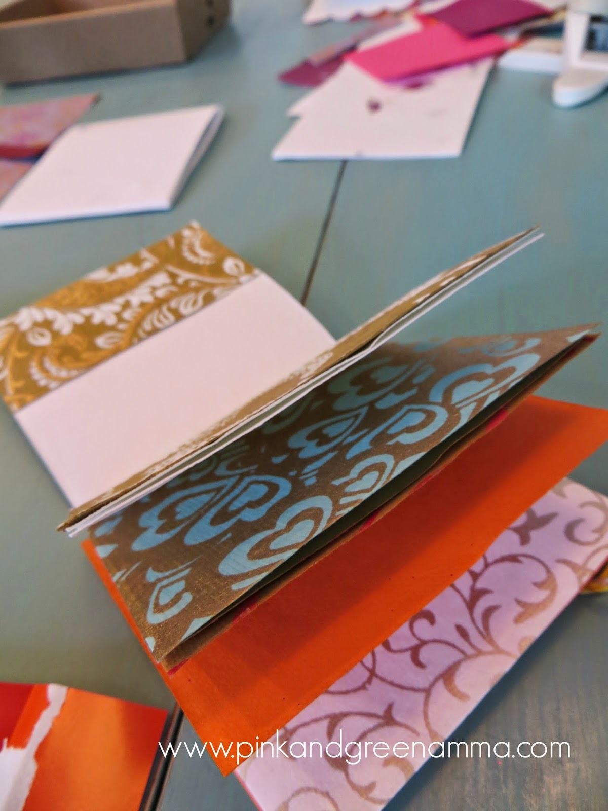 Pink and Green Mama Tween Craft Making Homemade Books With Kids (and