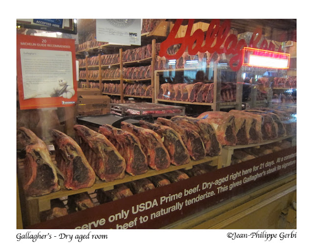 Ribeye steak at Gallagher's Steakhouse in NYC, New York I just want 2 eat