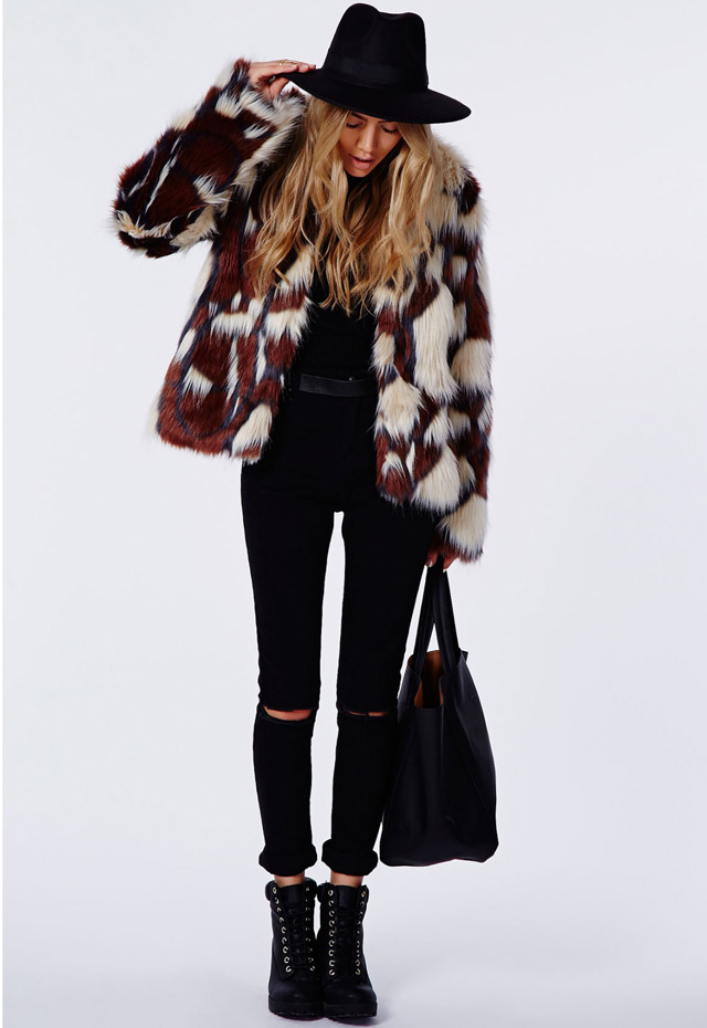 MULTI COLORED FAUX FUR COATS – THE NEXT BIG THING