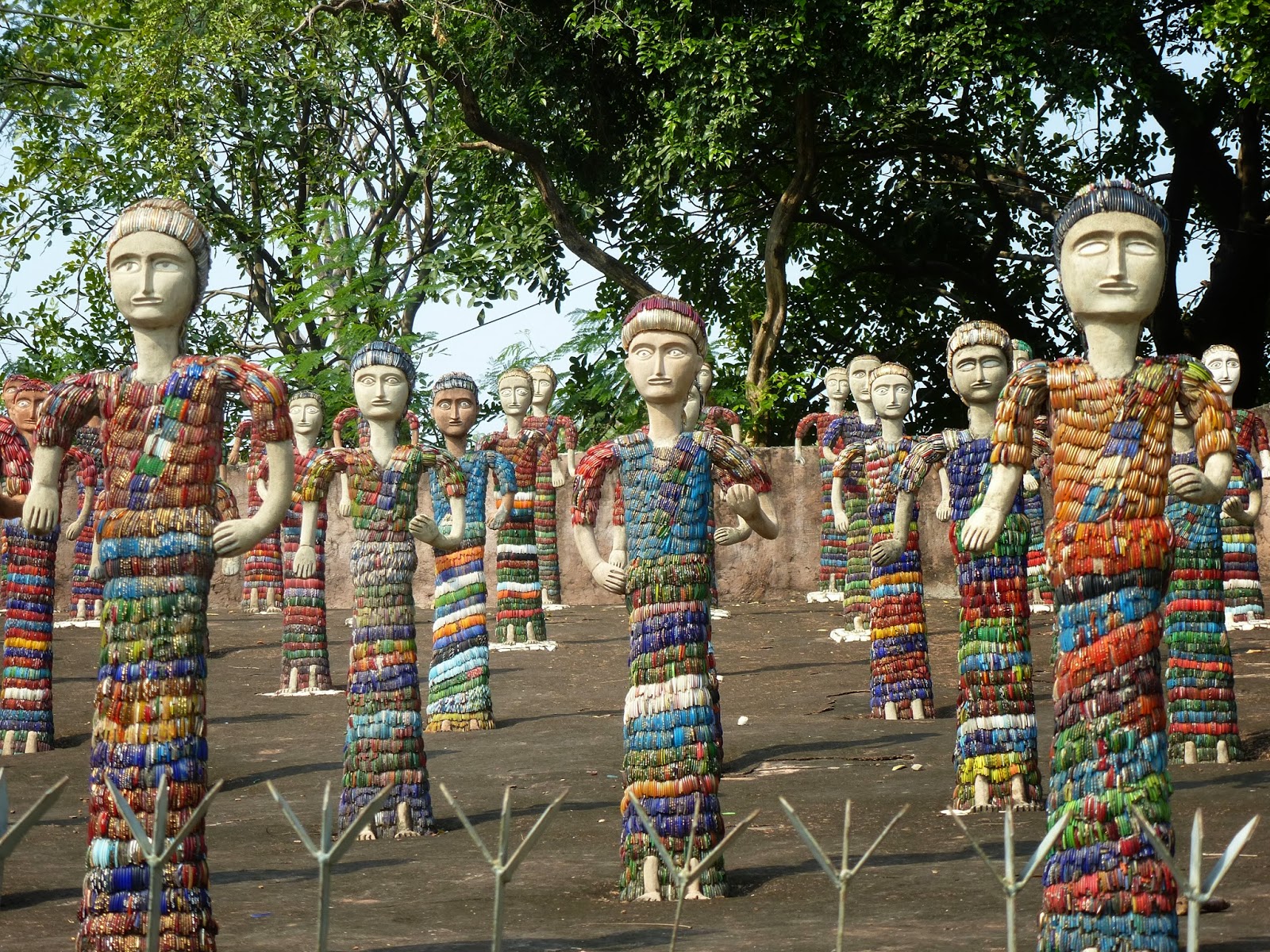 Maradhi Manni Rock Garden/Nek Chand Sculpture Garden Of Chandigarh