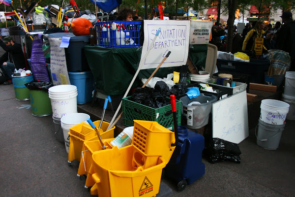 Occupy Wall Street sanitation department