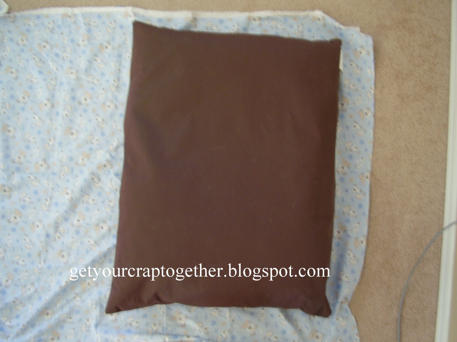 DIY Dog Pillowcase Tutorial for TBT Get Your Crap Together