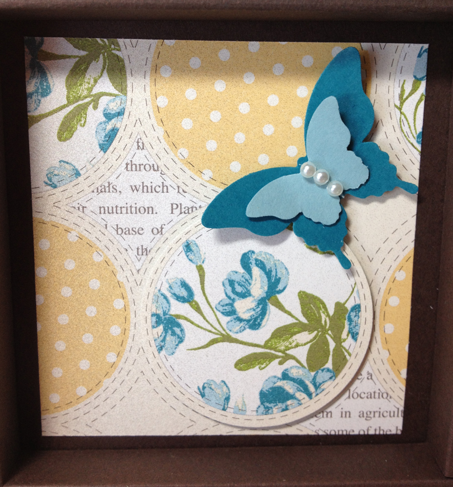 Kim's Crafts and cards Cardstock Shadow Box