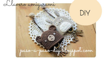 Llavero amigurumi Kawaii / Tutorial Crochet DIY