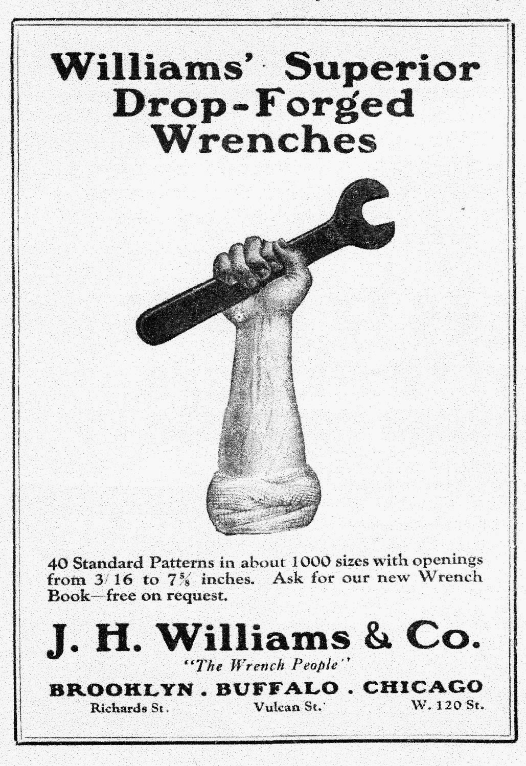 Progress Is Fine But It S Gone On For Too Long Vanished Tool Makers J H Williams Company Brooklyn Buffalo New York