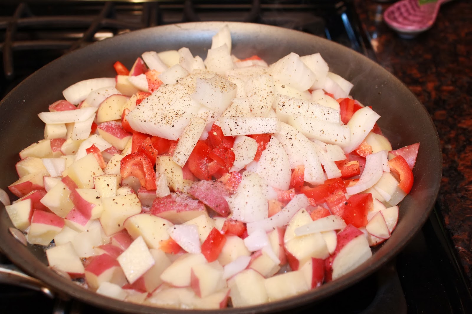Michelle's Tasty Creations Red Potatoes with Bell Pepper & Onion