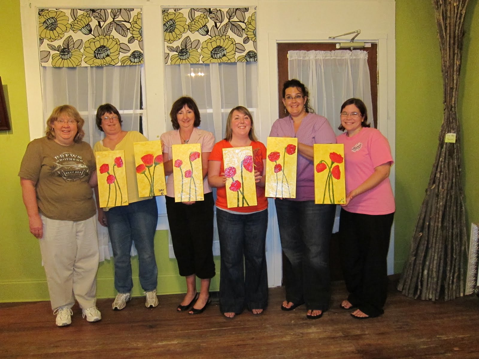 Pick My Brains Art Wine and Paint class