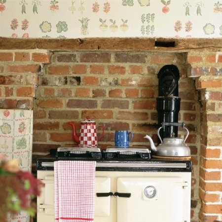 Decoración de interiores: Decora con Papel tapiz tu cocina