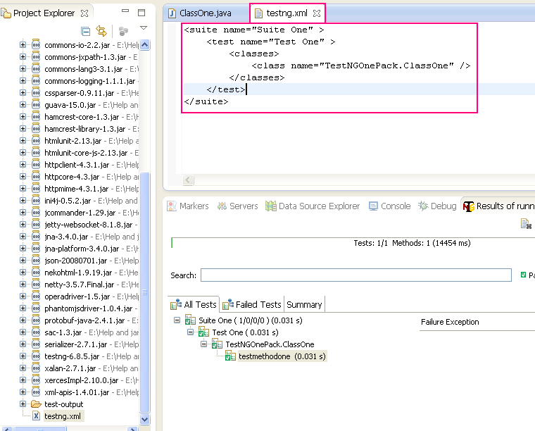 Creating And Running Driver Test Suit Using testng.xml File