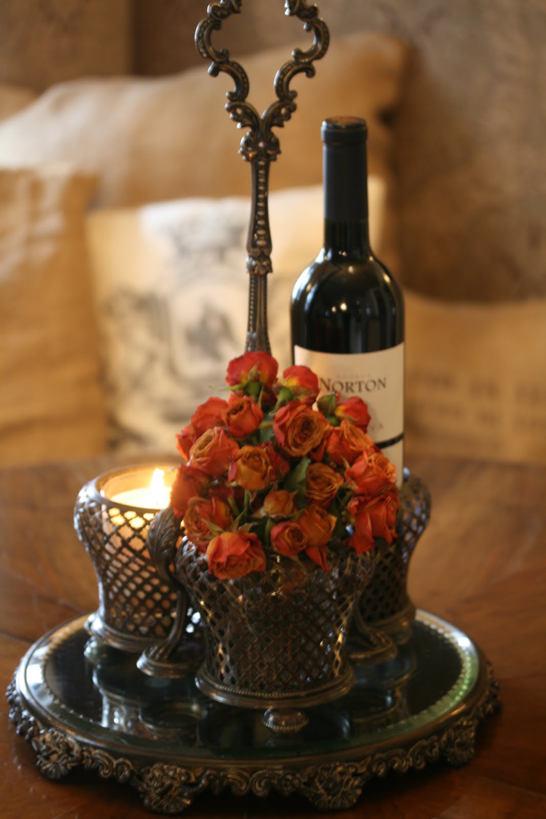 Romancing the Home Crystal Decanter Holder Gets a New Purpose