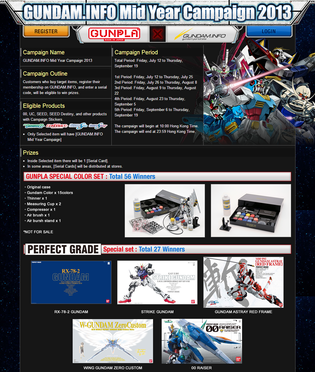 GUNDAM GUY: Gundam.Info: Mid Year Campaign! Full English Information