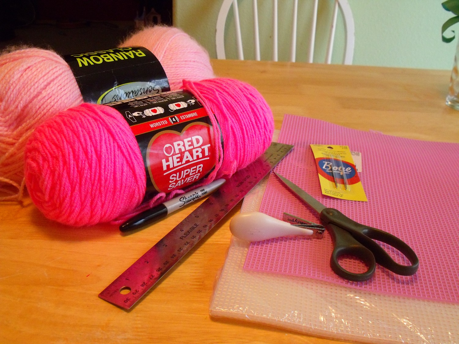 Clever, Crafty, Cookin' Mama Plastic Canvas My first attempt