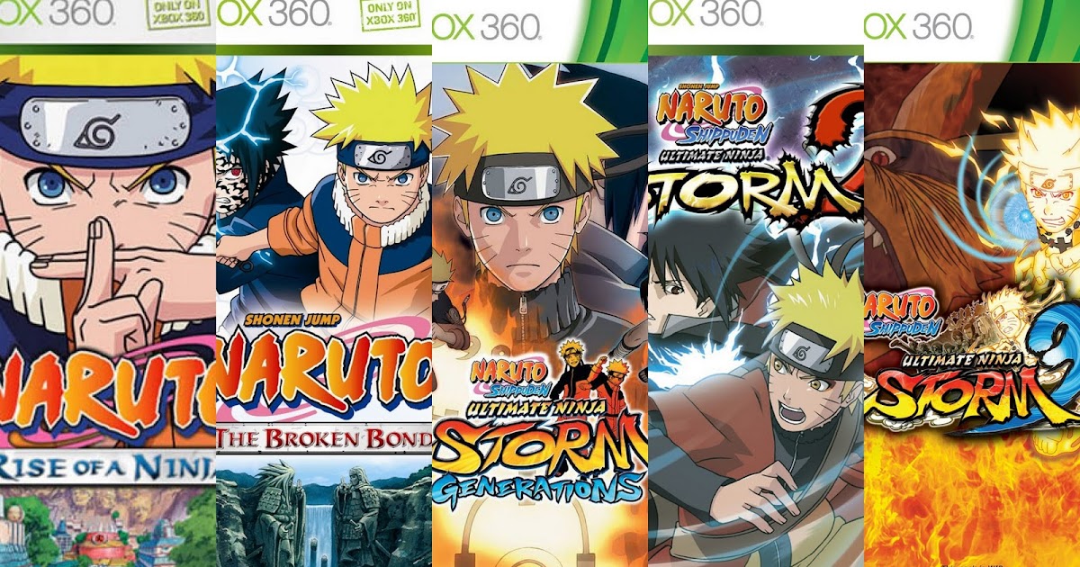 Игры серии Naruto для XBOX 360 gamerinfocom
