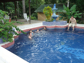 Hotel pool in Manuel Antonio