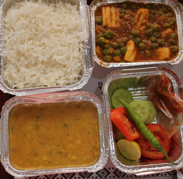 Indian Railway Thali Ribbons to Pastas