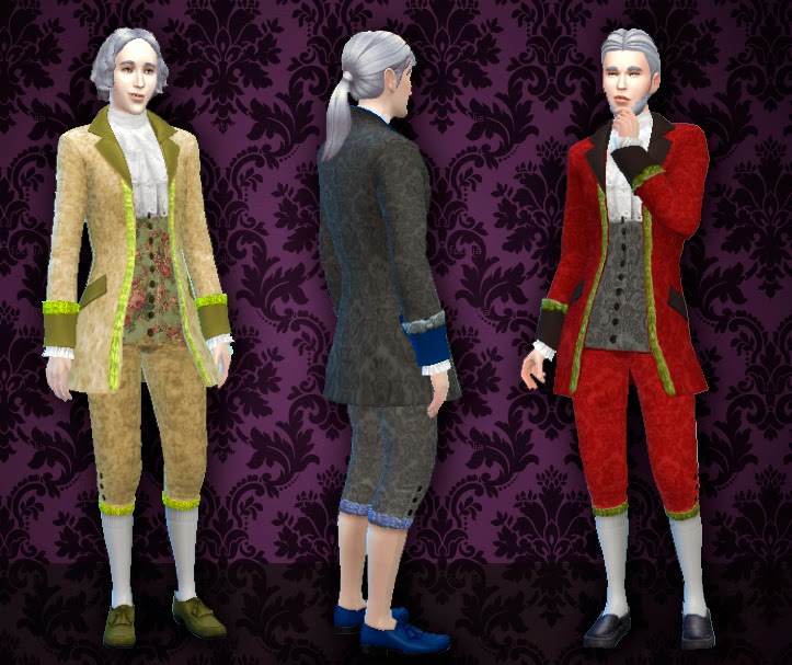 sims - Sims 4: Одежда в стиле фэнтези, средневековья и тому подобное - Страница 2 Rococo