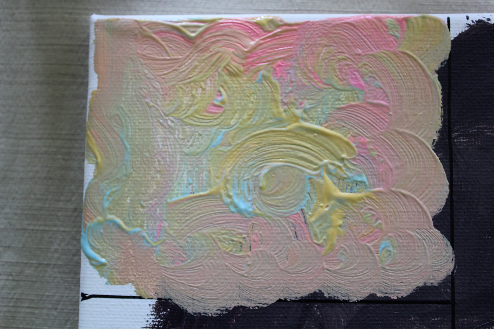 Art by Neem How to Add Texture to Your Acrylic Painting Layers of Paint