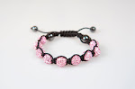 Wholesale Baby Pink Shamballa Bracelet