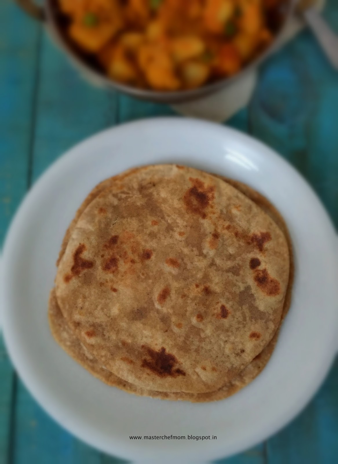 MASTERCHEFMOM Ghee Chapatti ( Pan fried Indian Flat Bread) Ghee