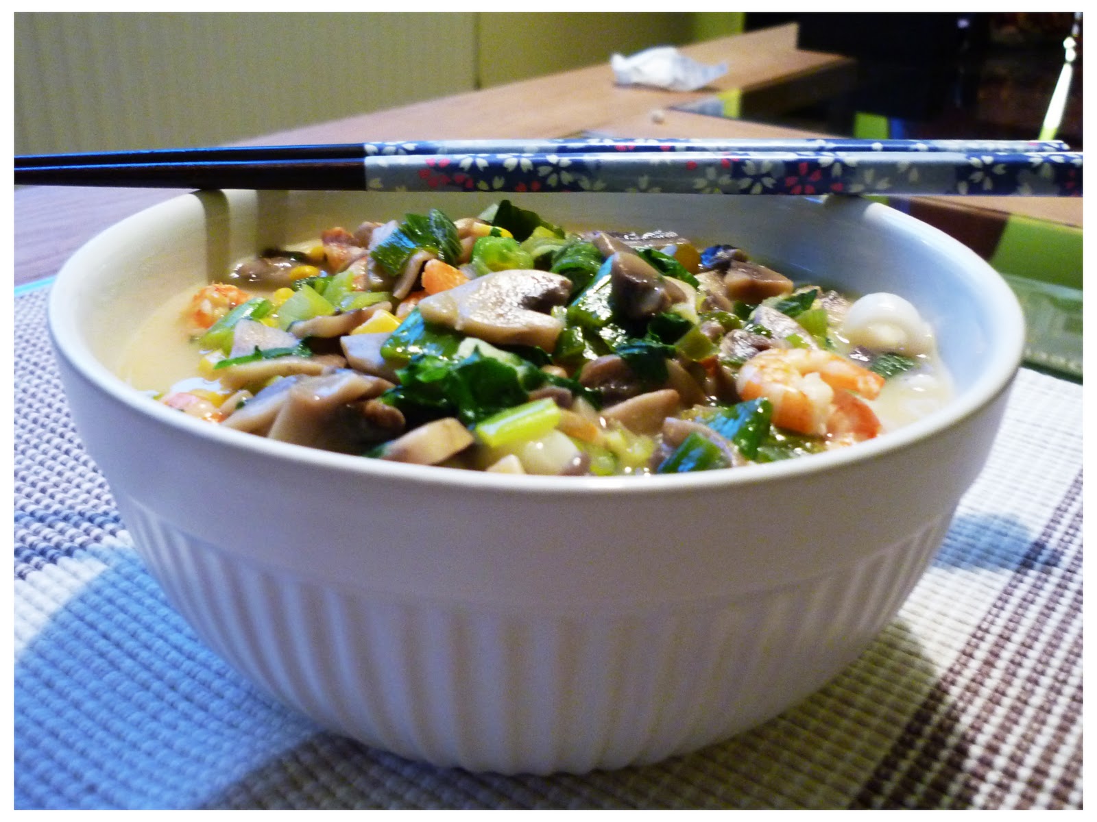 Lauralicious Recipes Thai Coconut Shrimp Soup with Rice Noodles