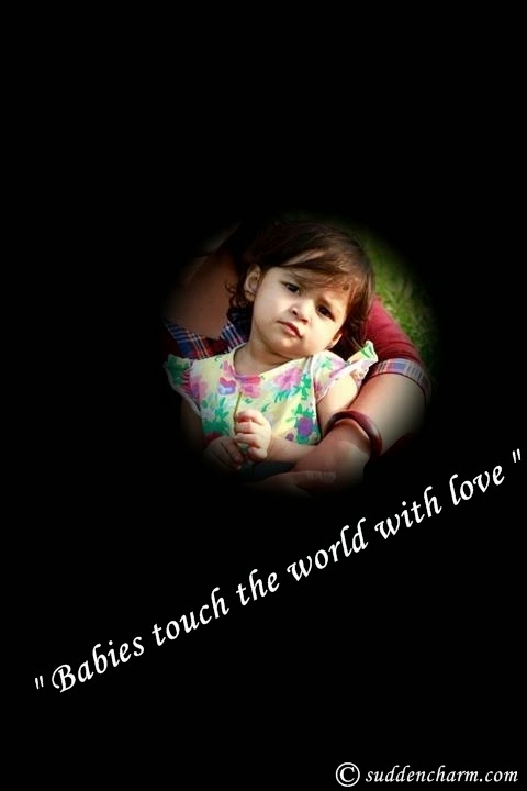 Cute Baby Photos With Quotes All Hd Wallpaper 2014