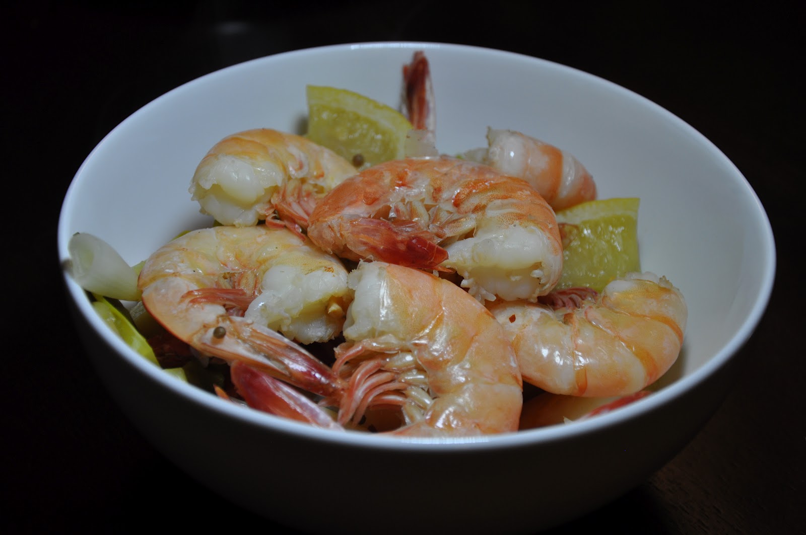 Slice of Rice Asian Shrimp Boil with Asian Dipping Sauce