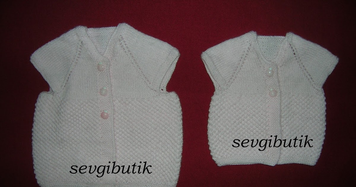 SEVGİ BUTİK İki Farklı Ölçüde Aynı Bebek Yeleği