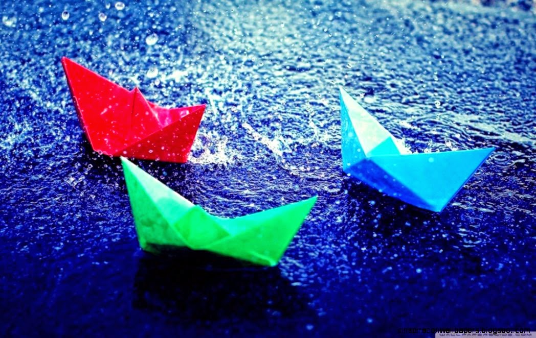 Paper Boats In Rain HD desktop wallpaper High Definition Paper Boats In Rain HD desktop wallpaper High Definition