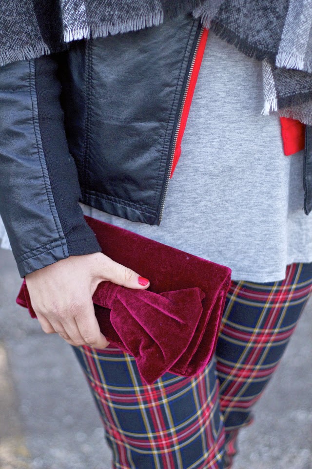 styling plaid pants for the holidays