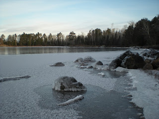 Newly frozen Burntside Lake http://huismanconcepts.com/