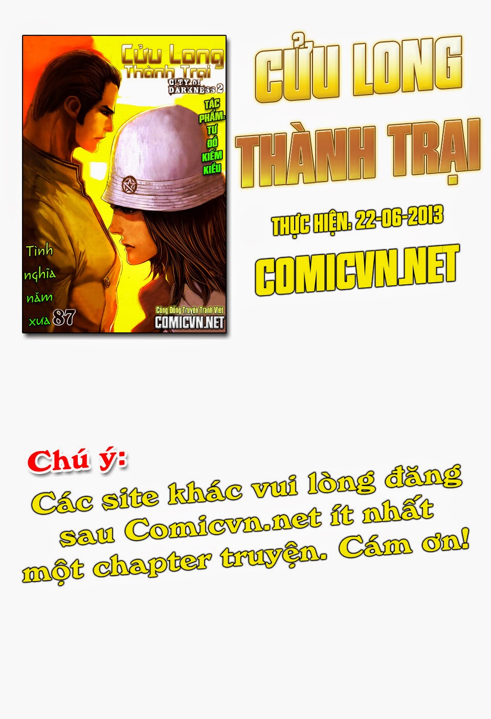 Cửu Long Thành Trại chap 87
