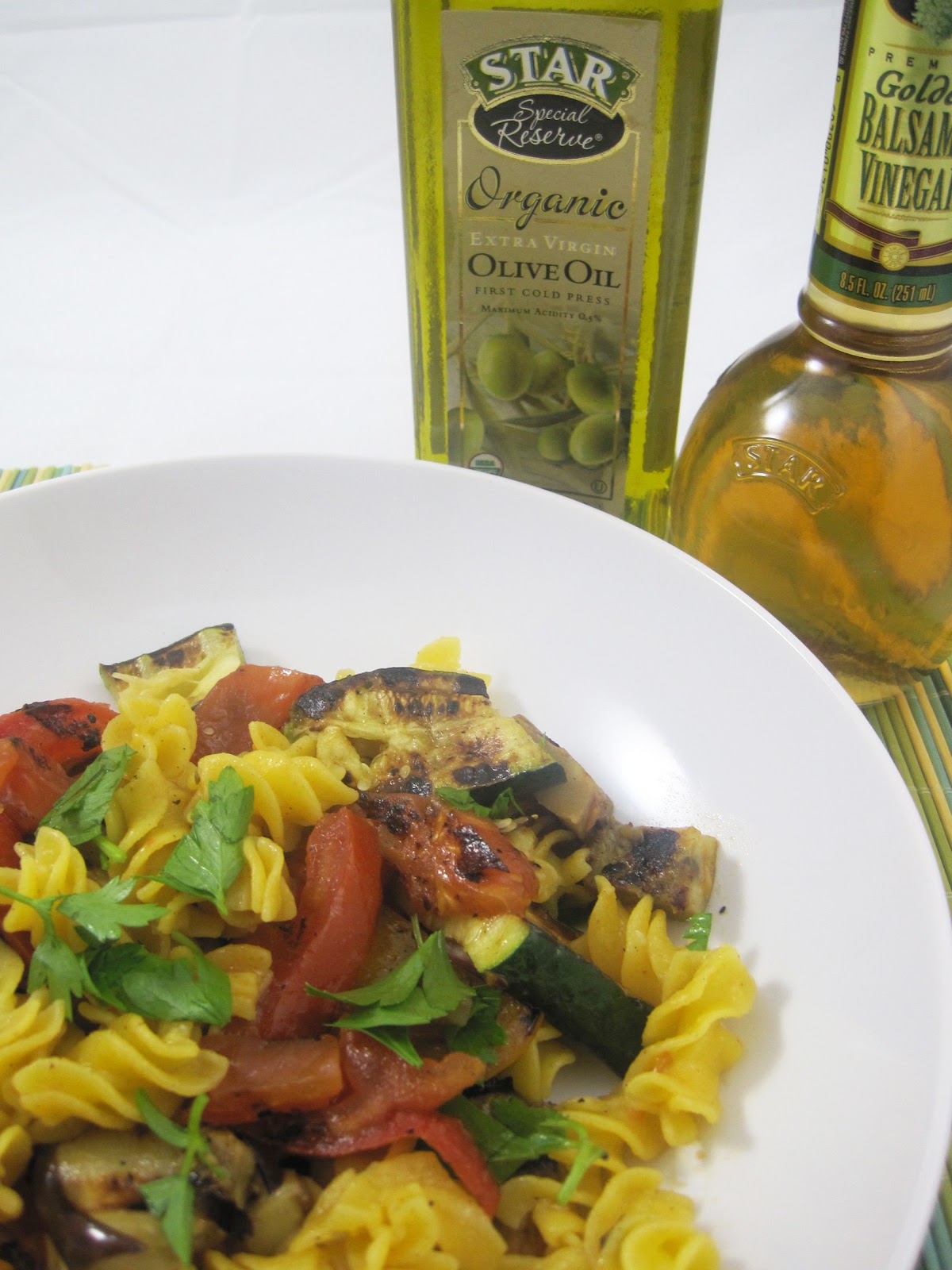 STAR Fine Foods Healthy Grilled Vegetable Pasta with STAR Special