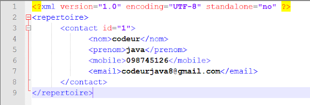 comment créer un fichier xml en java