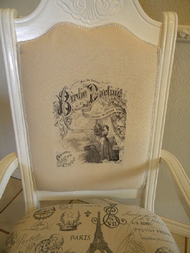 Ms Bingles Vintage Christmas Redoing Dining Room Chairs in Funky