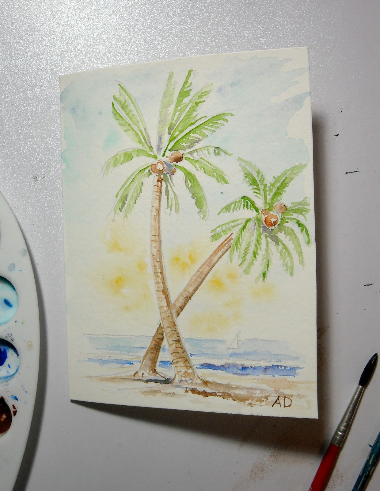 How to Draw Worksheets for The Young Artist How To Draw A Palm Tree Lesson Worksheet