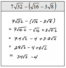 OpenAlgebra.com: Adding and Subtracting Radical Expressions
