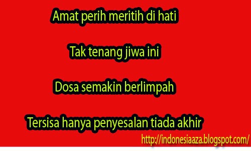 Curahan Hati Puisi Penyesalan Dosa