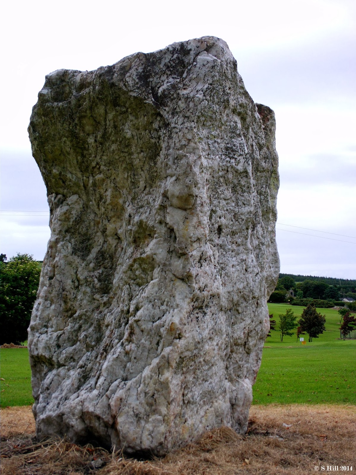Ireland In Ruins Glencullen Standing Stone Co Dublin