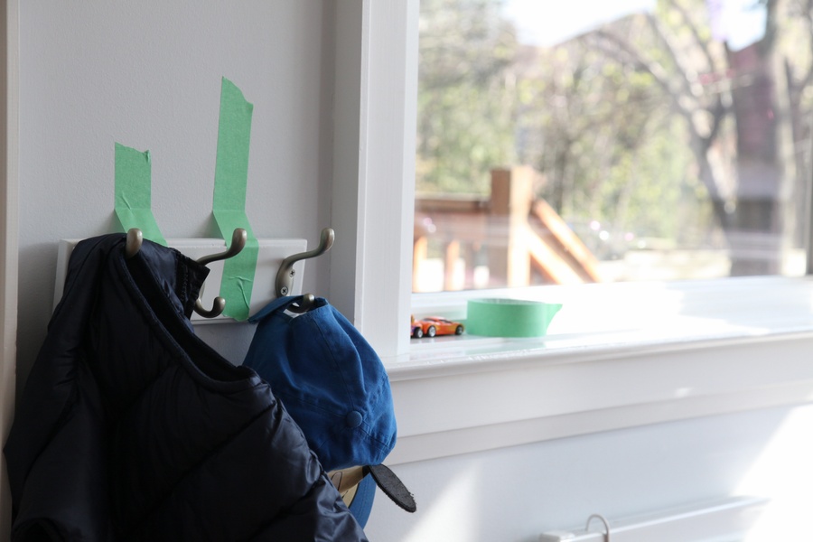 8FOOTSIX Coat hooks by the back door