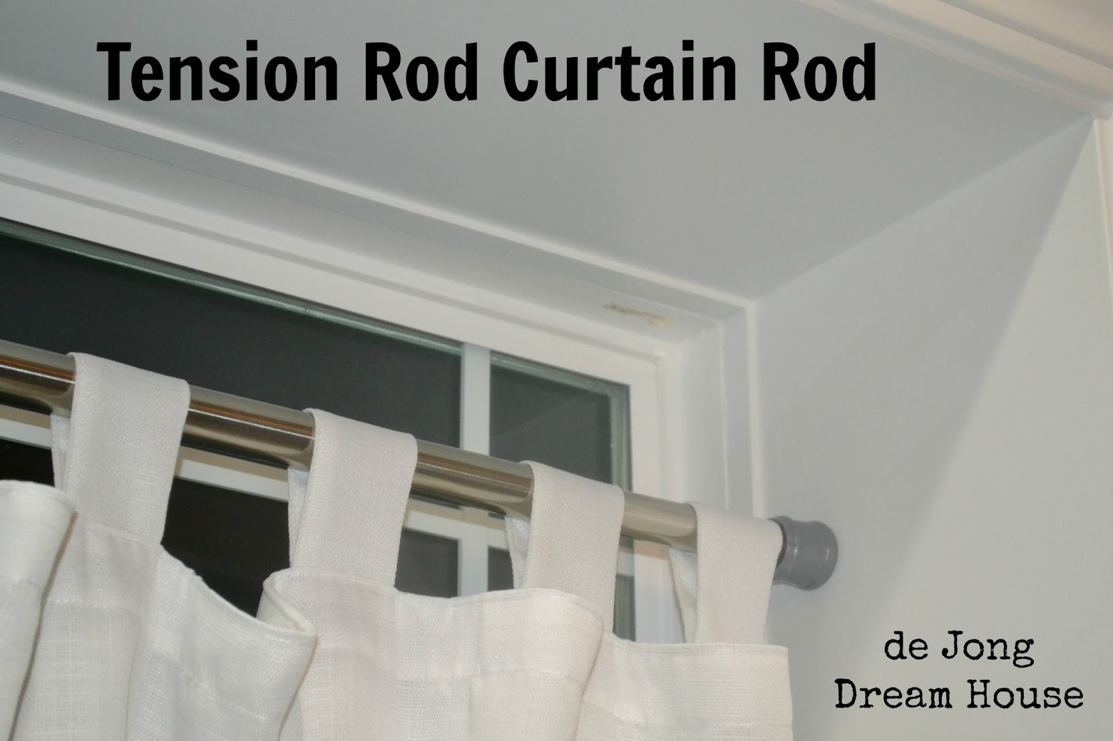 Portable Shower Curtain Rod Rust Proof Shower Curtai