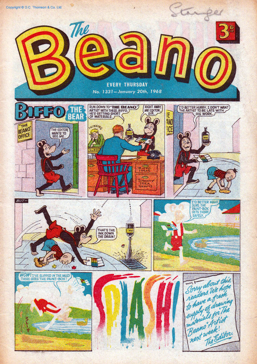 BLIMEY! The Blog of British Comics The Beano and the Fourth Wall (Updated)