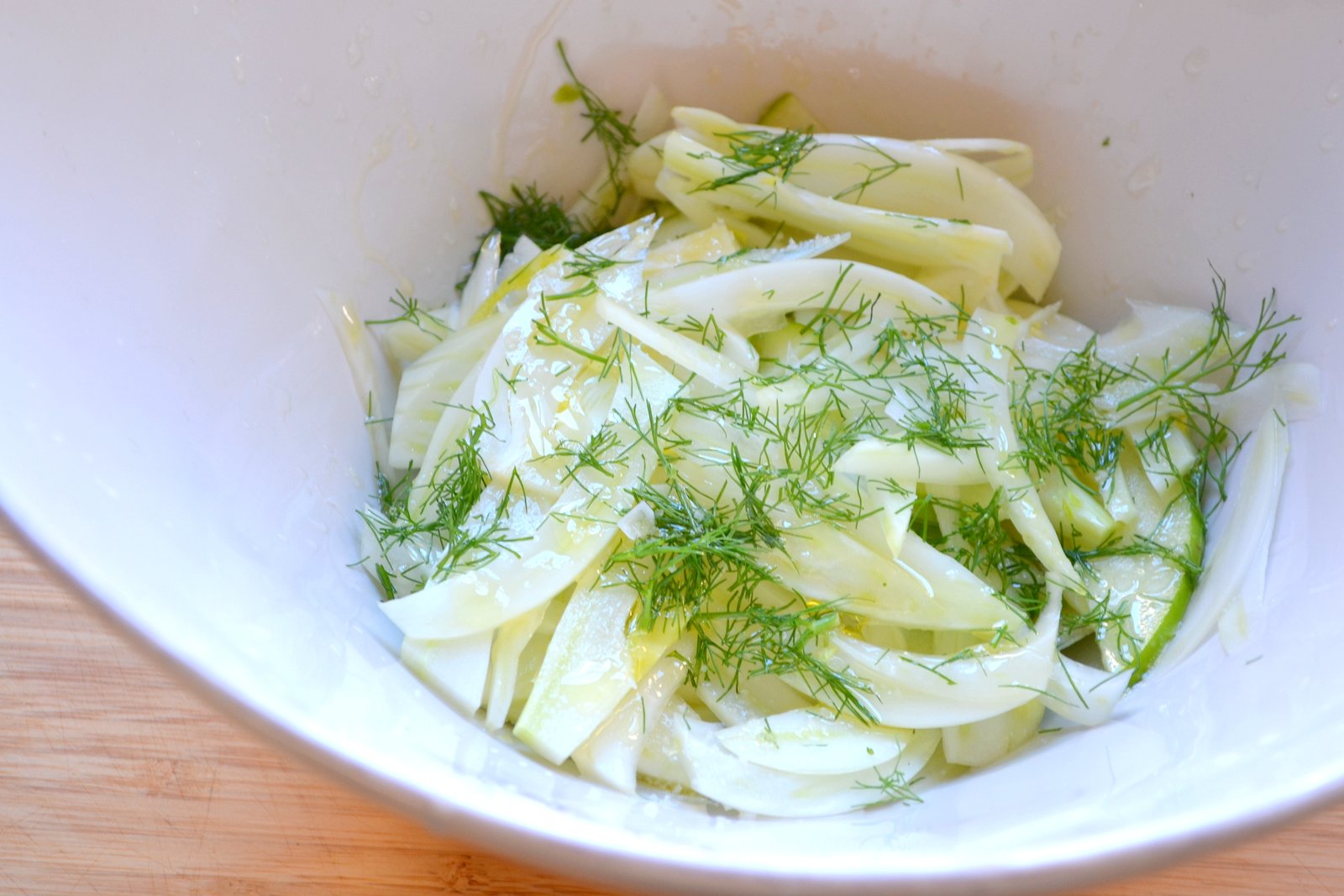 Hardly Housewives Green Apple Fennel Salad